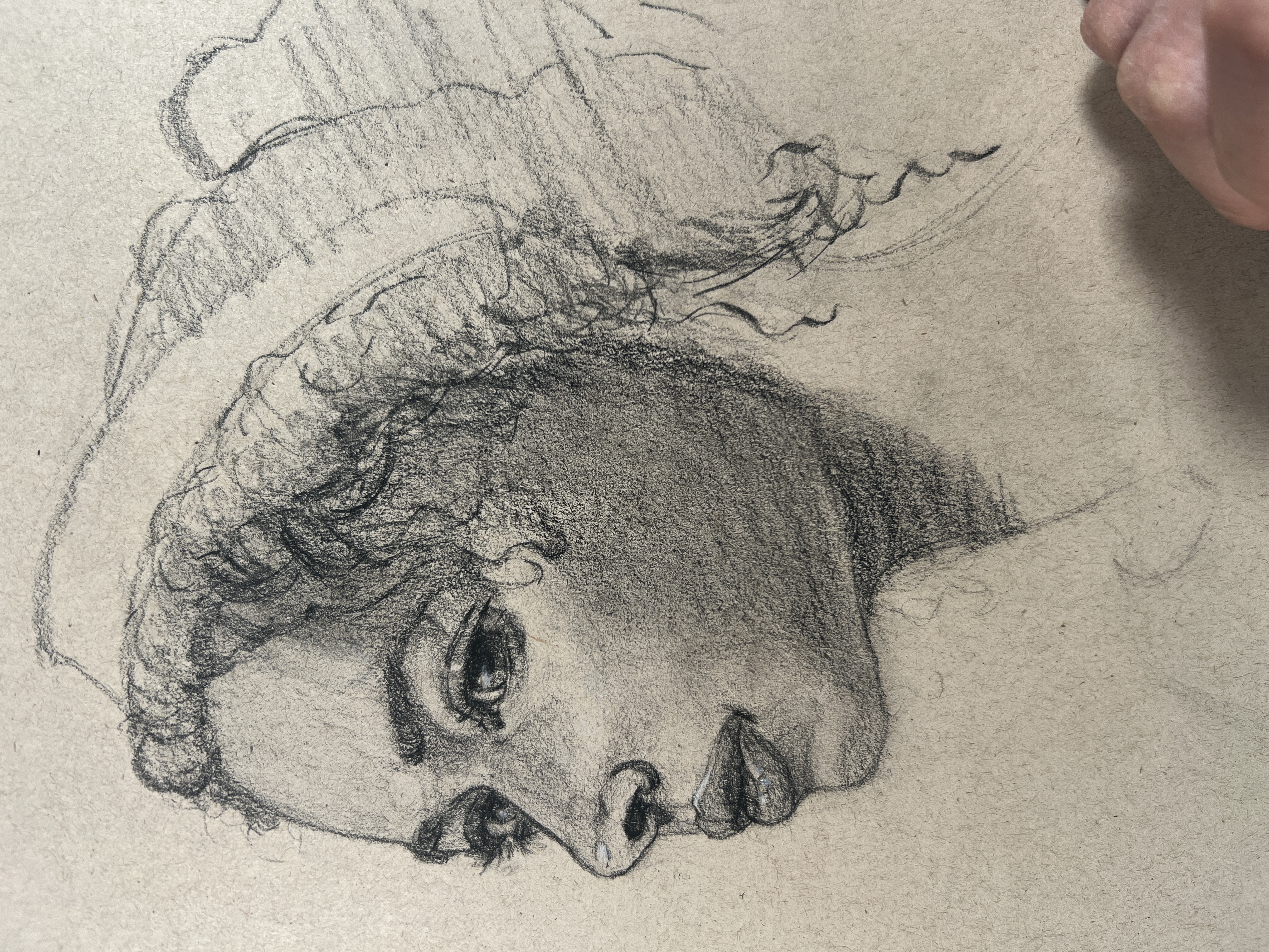 Portrait drawing study