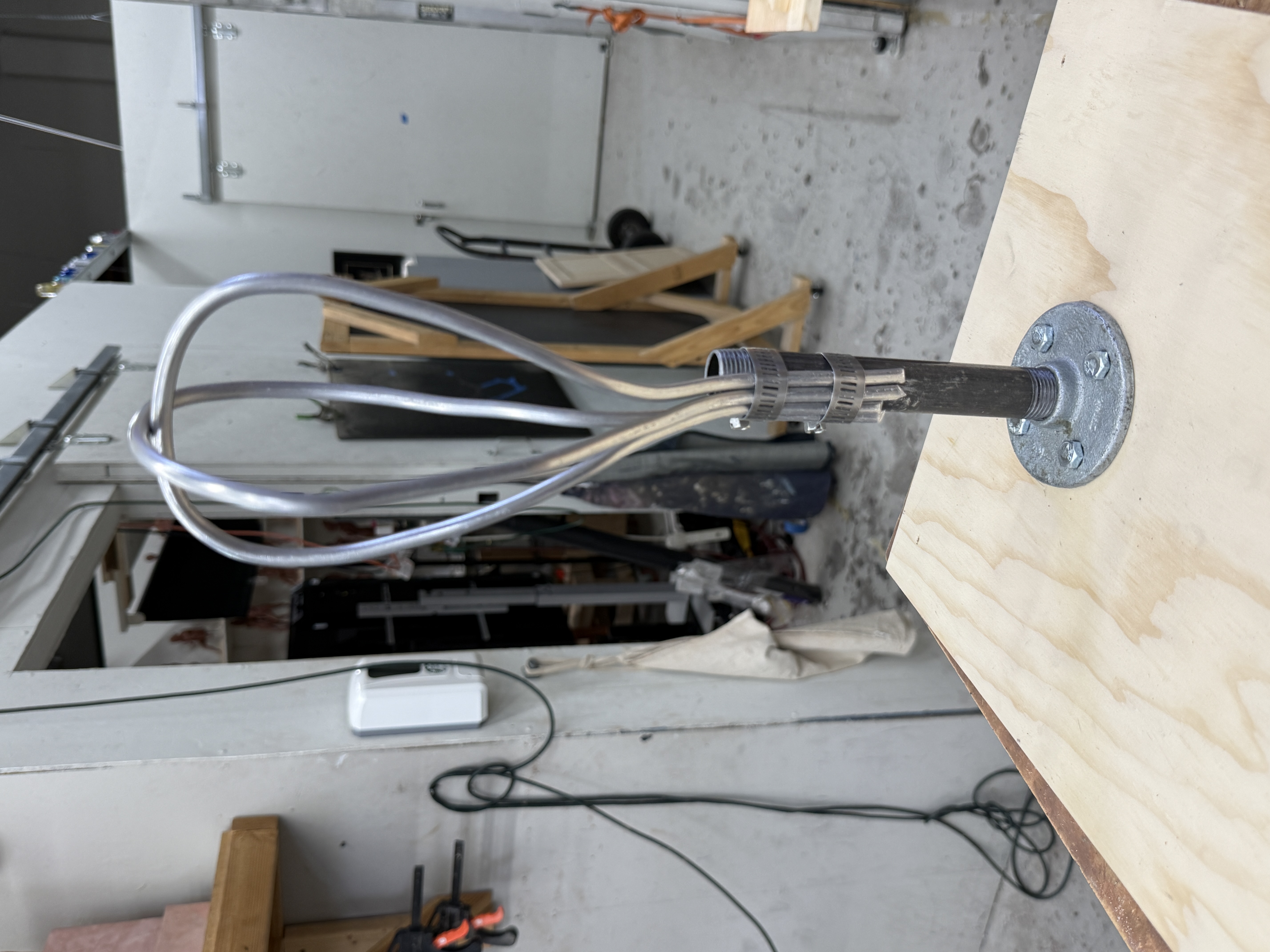 Portrait sculpture process view